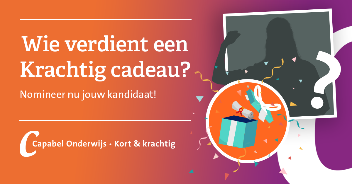 Krachtig Cadeau Campagne Beeld 2022 opleiding Capabel Onderwijs