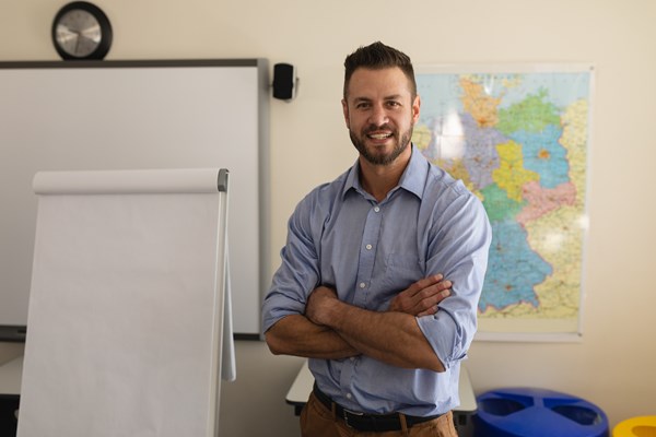 Docent verteld afbeelding