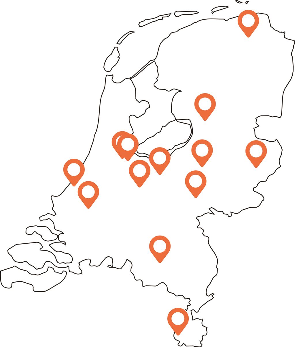 Capabel Onderwijs 13 vestigingen in Nederland