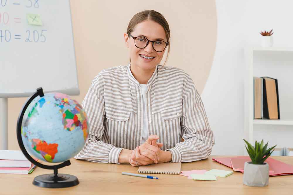 Docent verteld afbeelding