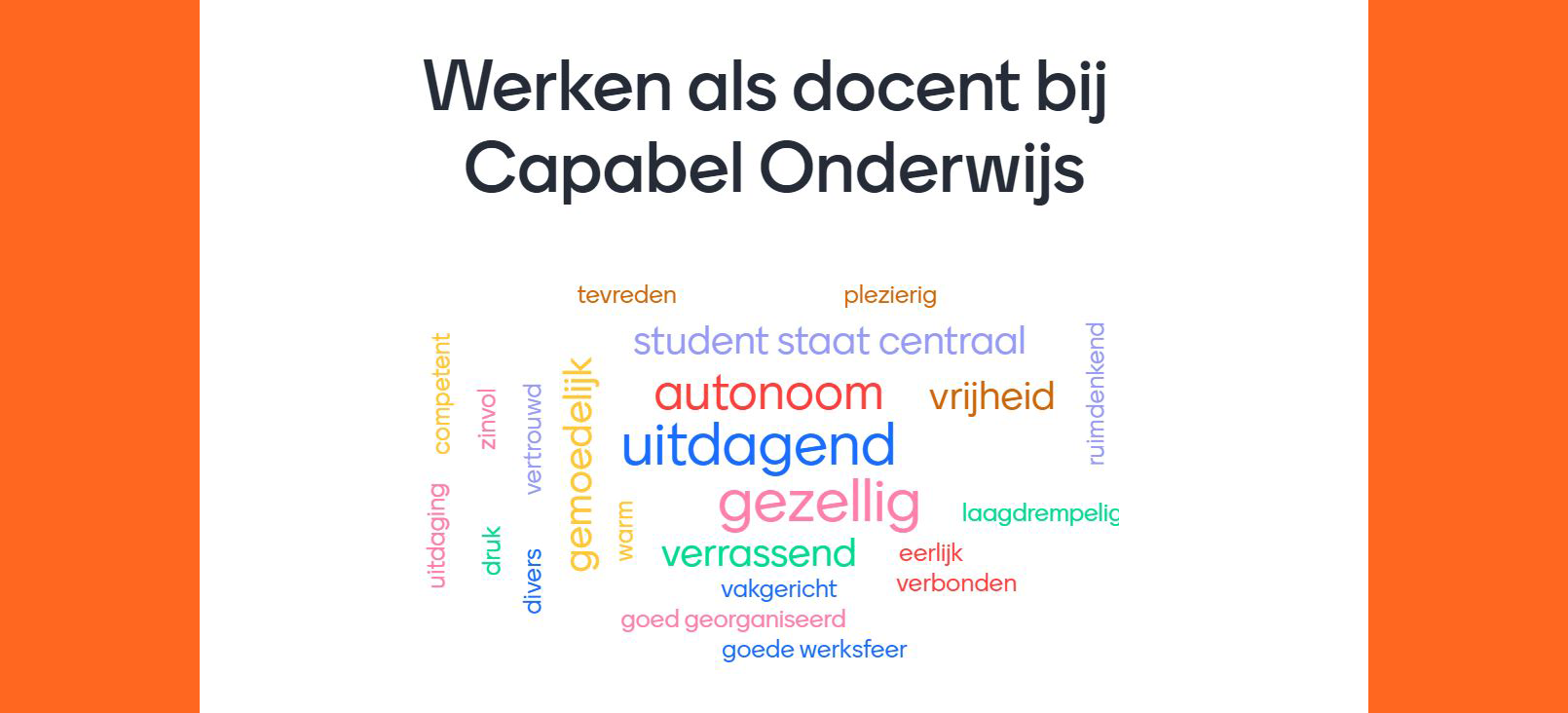 Capabel Onderwijs werken als docent kwaliteiten